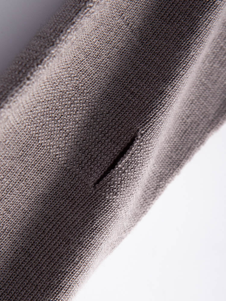 High Neck Sweater with Thumbhole Cuff Design